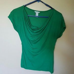 H&M Kelly Green Top Size Small